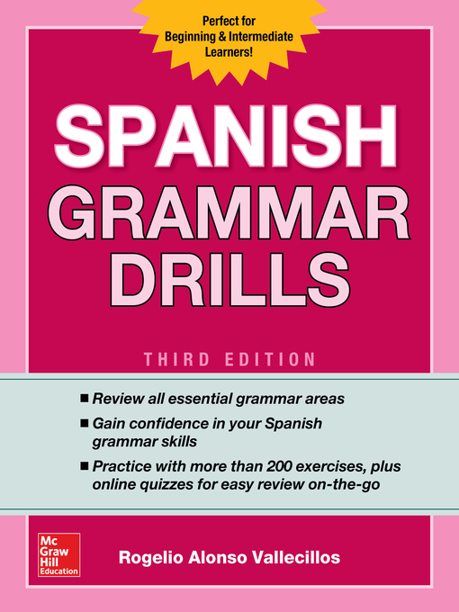 Cover image for Spanish Grammar Drills